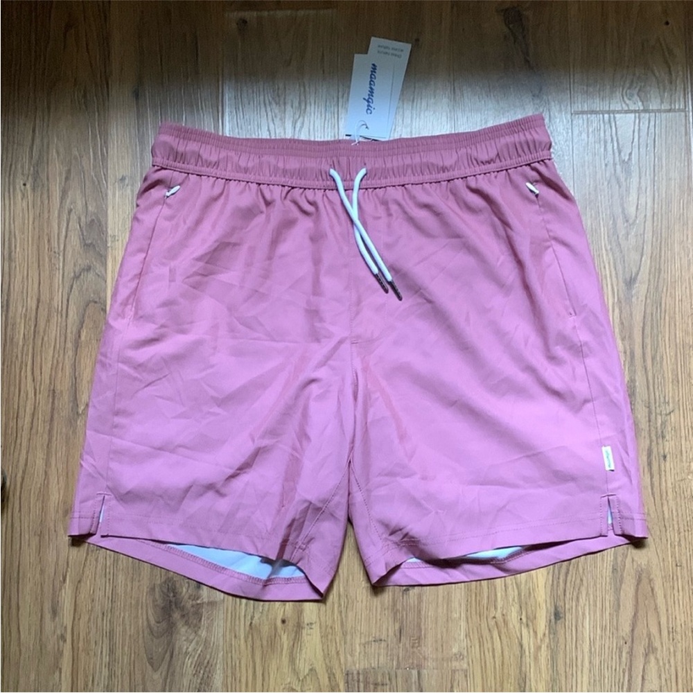 Maamgic Liner Solid Swim Shorts Swimming Trunks Men Large